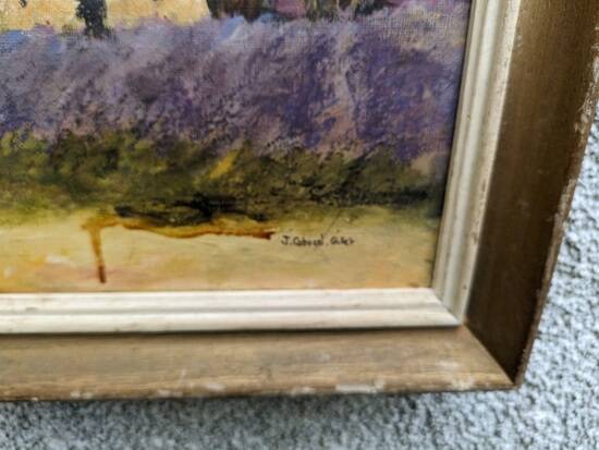 Paintings, oil on canvas "Lavender"