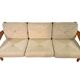 Rare vintage Danish designer three-seater sofa by Niels Bach, 1960s