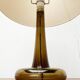 Vintage Danish table lamp model Fleur in glass by Michael Bang for Holmegaard, 1970s.