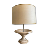 Lampe de table en travertin