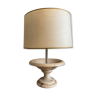 Table lamp in travertin