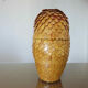 Box "owl" in rattan bamboo 70s