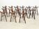 Large set of Spanish bar stools, sold individual