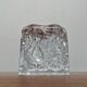 Mid-century glass candlestick by Kurt Wokan for Ingrid Glas, Germany, 1960s.