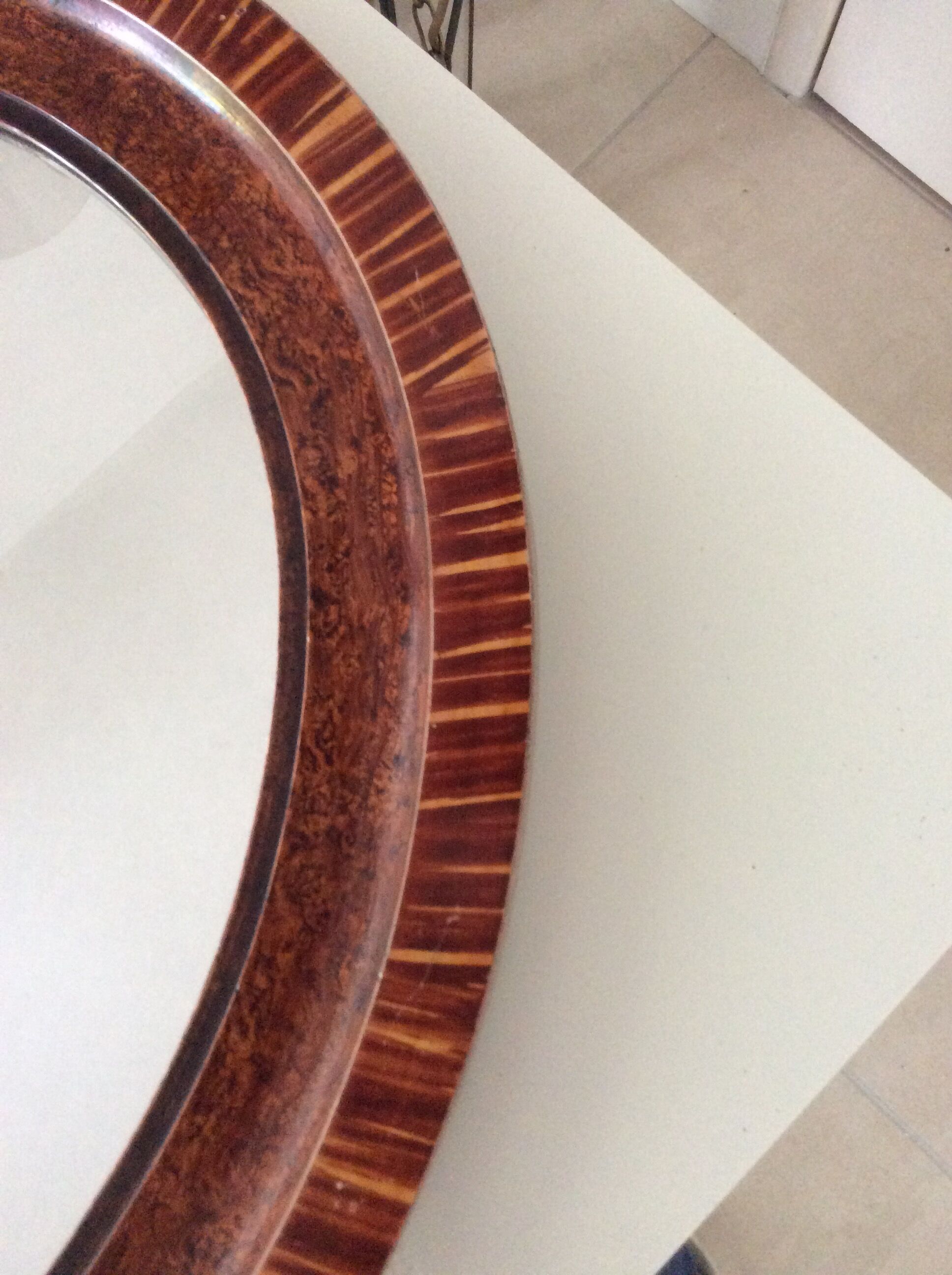 Art Deco mirror 52 x 45 cm