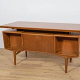 Mid-Century Freestanding Teak Desk, Denmark, 1960s
