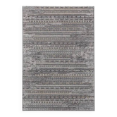 Tapis oriental en laine grise
