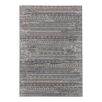 Grey wool oriental rug