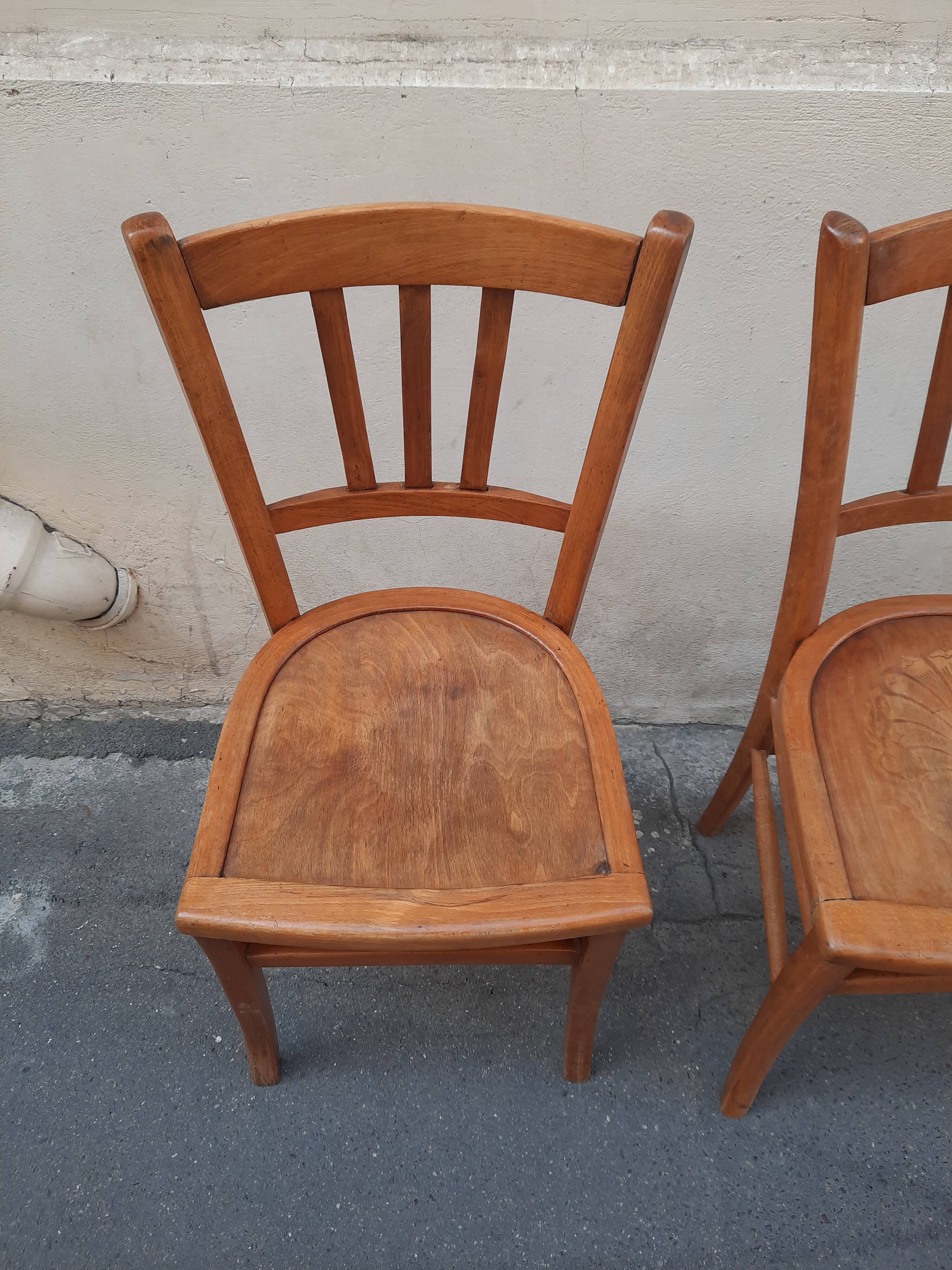 Pair of bistro chairs