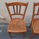 Pair of bistro chairs