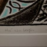 Œuvre graphique « De Bader » kunstenaar Thé van Bergen Nederland, 2010