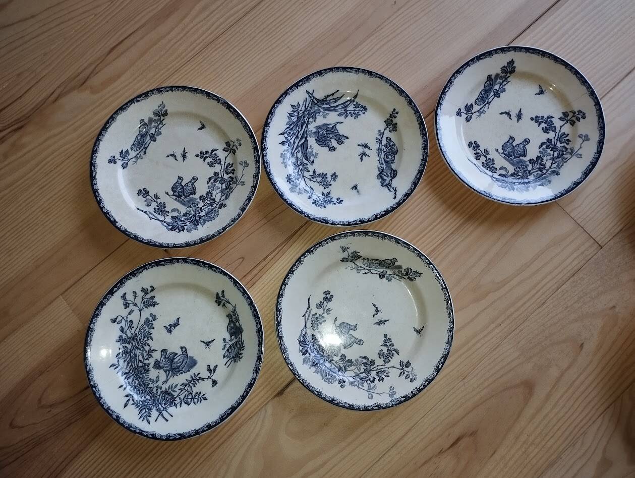 Flat Plates “Terre de Fer – The Chicks” (5 pieces)