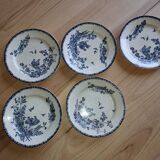 Flat Plates “Terre de Fer – The Chicks” (5 pieces)