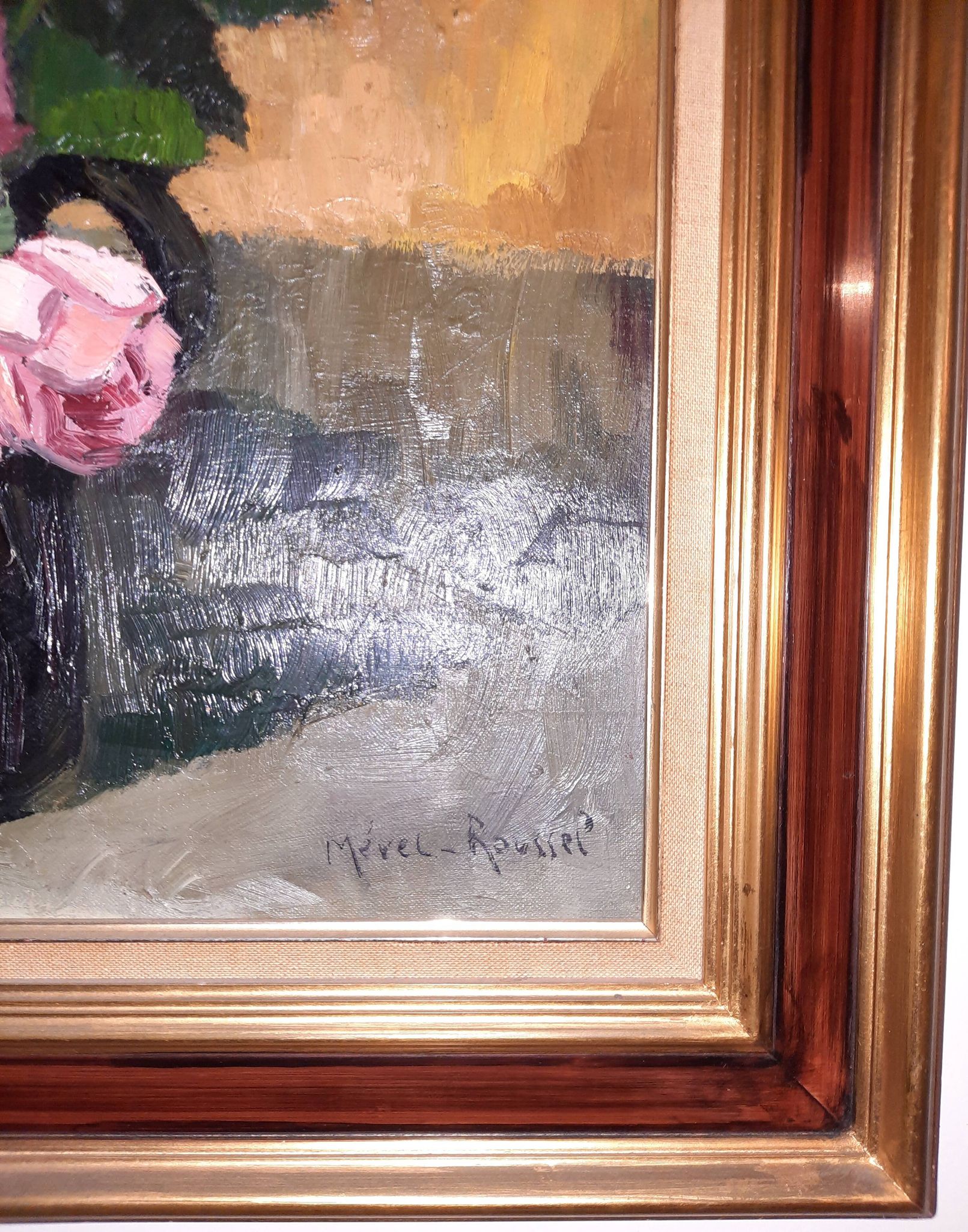 Huile sur toile de M.Mevel Roussel