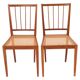 Two elegant Werkstätte Hagenauer M006 chairs by Julius Jirasek, Austria, 1930.