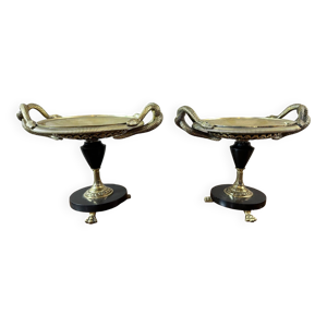 Paire de cassolettes - pharmacie