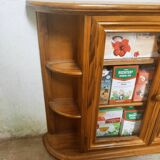 Wooden wall display case