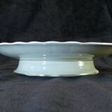 Compotier en porcelaine bernardaud limoges décor fleur rose / pourpre