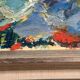 Oil on panel original Swedish - "Landscape" by Greta Liljeblad - Signed - vintage and framed - 30 × 22 cm (11.8" × 8.7")