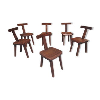 Chaises brutalistes Aranjou