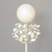 Sergio Terzani enamel laurel leaf floor tree lamp