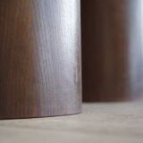 Trois tables basse Gigogne Travertin 1960