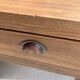 3-drawer oak desk