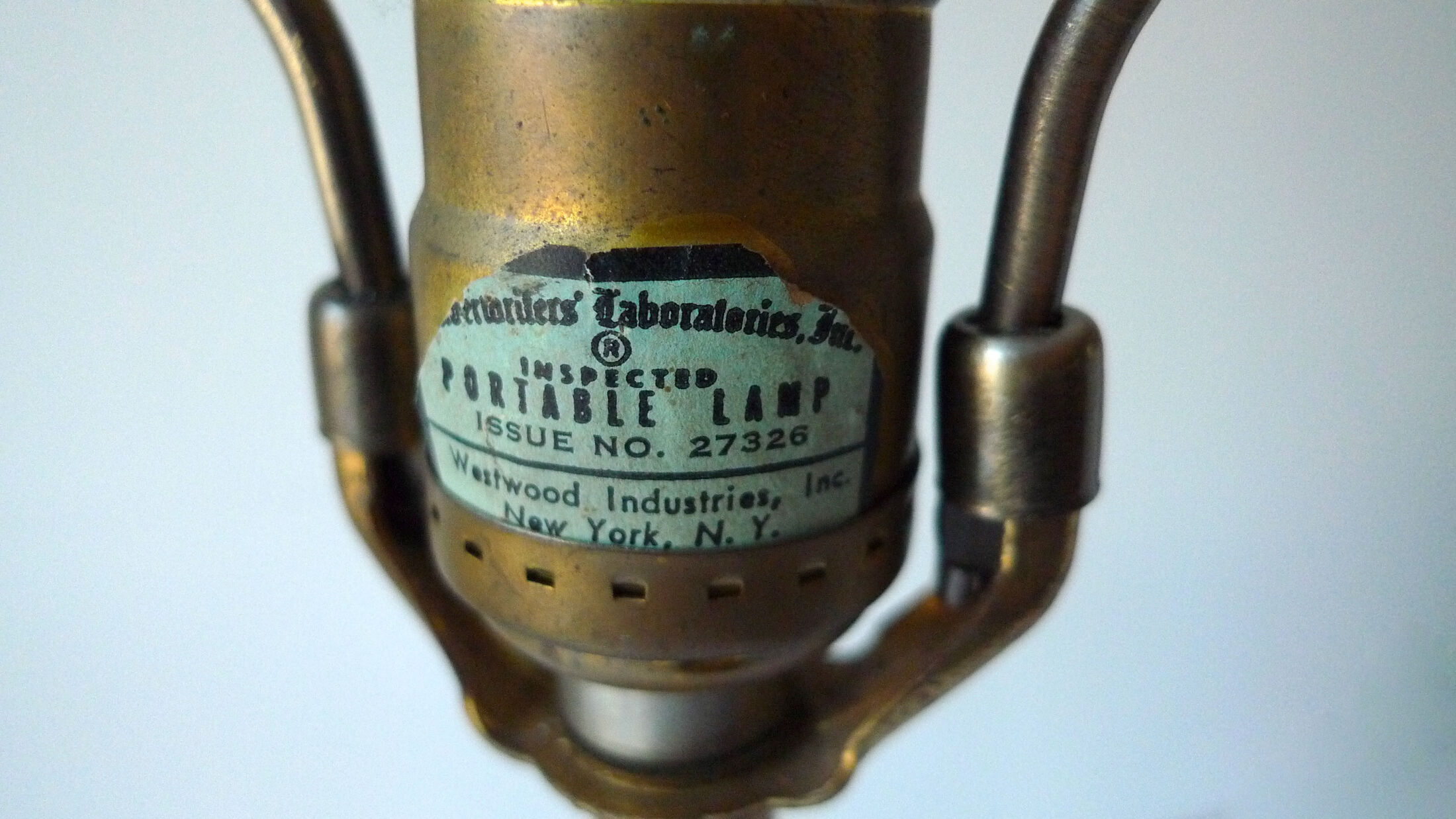 Mid-century modernist Tony Paul table lamp for Westwood industries, 1950s