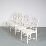 1970s Faux bamboo dining chairs from Spain