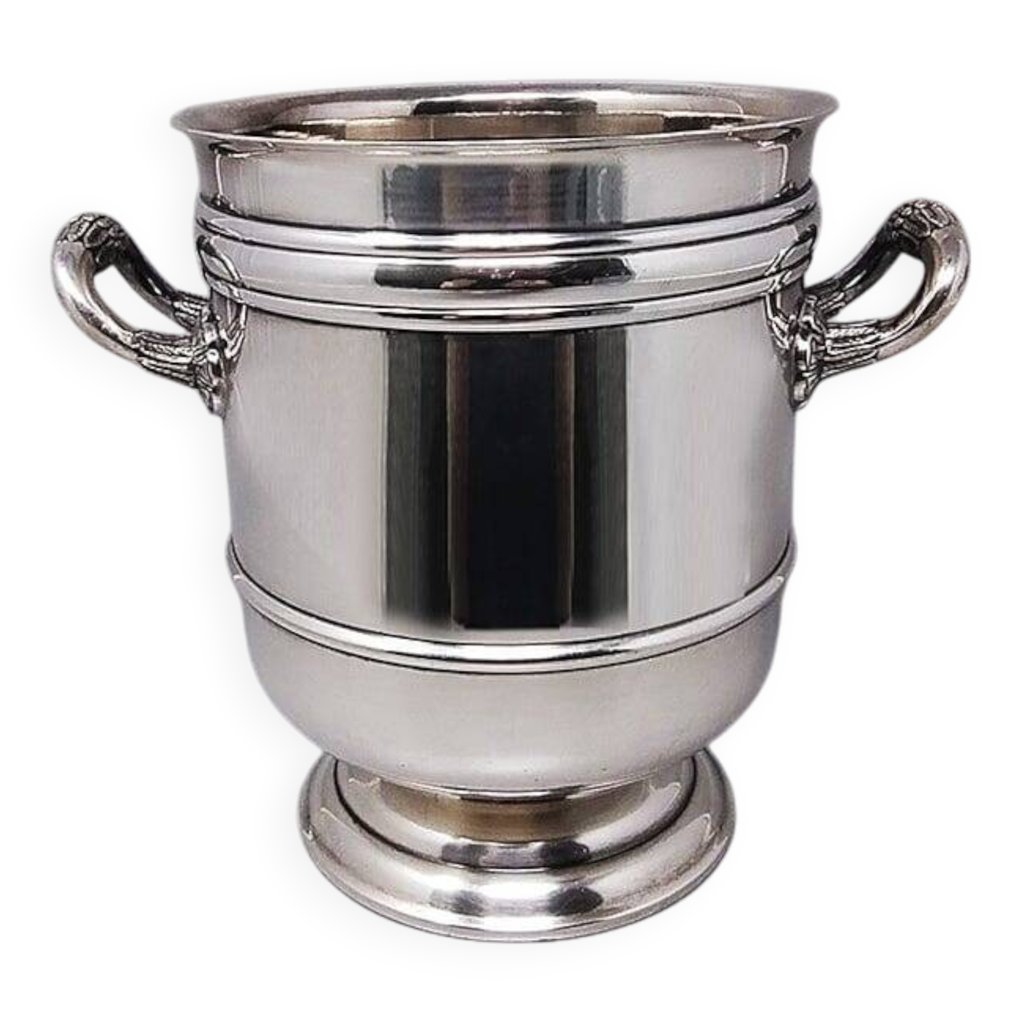 1950s Gorgeous Champagne or Ice Bucket by Christofle in Silver Plated. Made