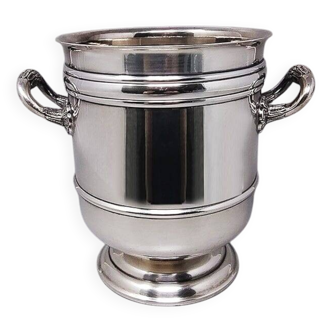 1950s Gorgeous Champagne or Ice Bucket by Christofle in Silver Plated. Made