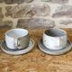 Glazed stoneware coffee service by Yvonne Seyve and Josiane Chaudet.