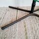 Retro metal and glass merchant shelf -