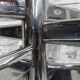 Vintage chrome standing coat rack