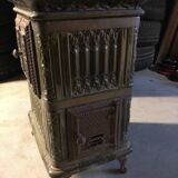 Ceramic stove, oven green earthenware