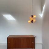Pendant lamp space age purple light
