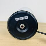 Lampe laiton globe opaline vintage