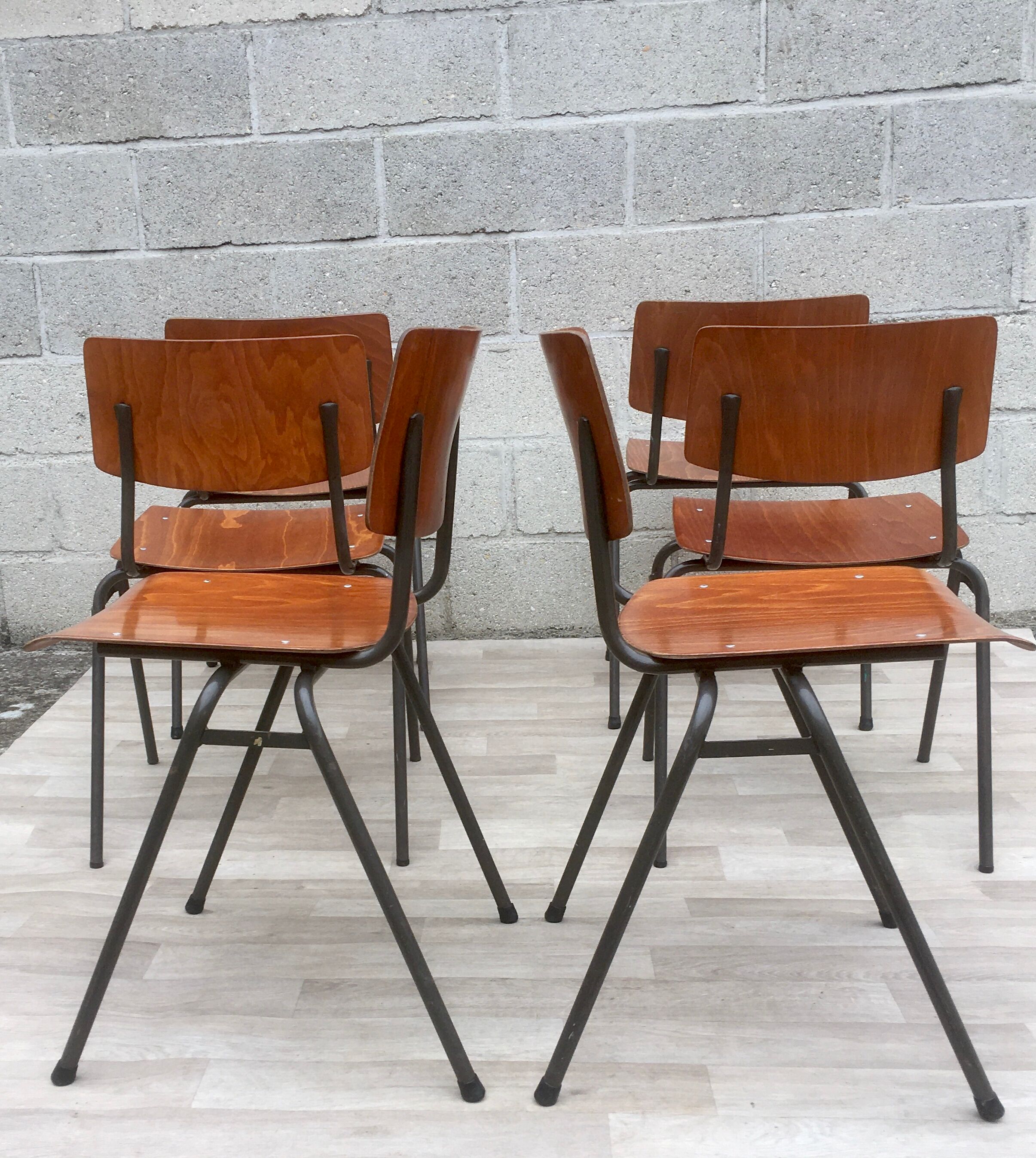 Set of 6 vintage Marko chairs