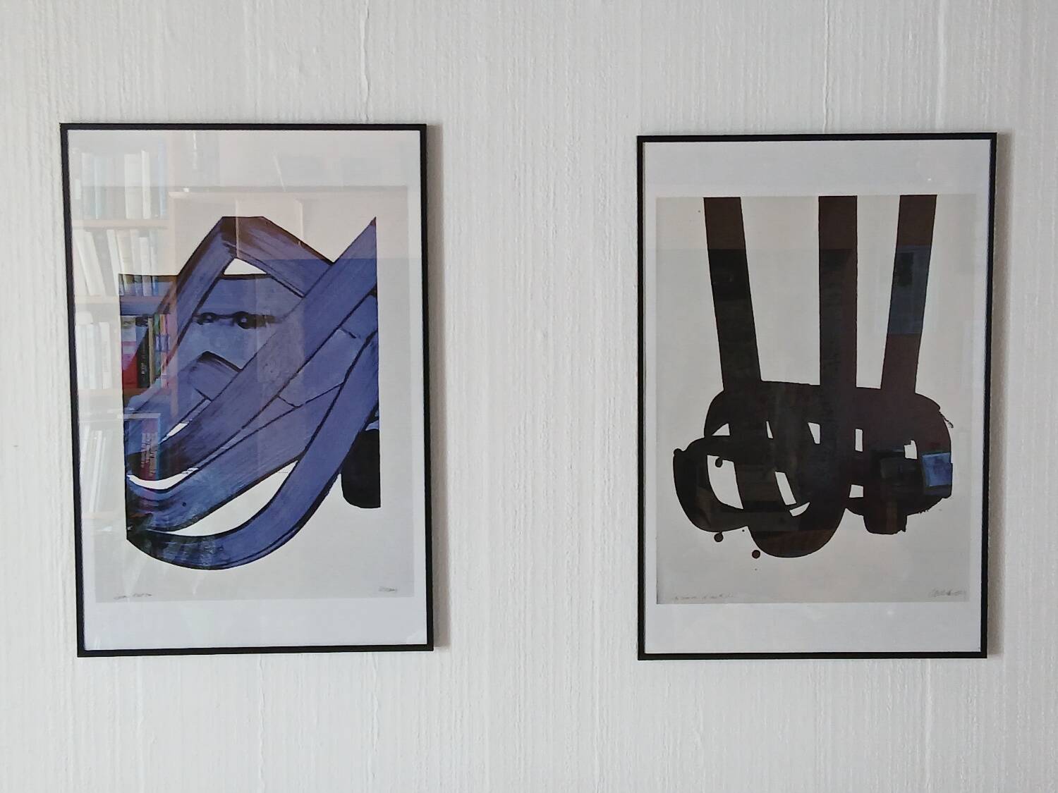 Pierre soulages after two works