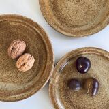 5 stoneware dessert plates