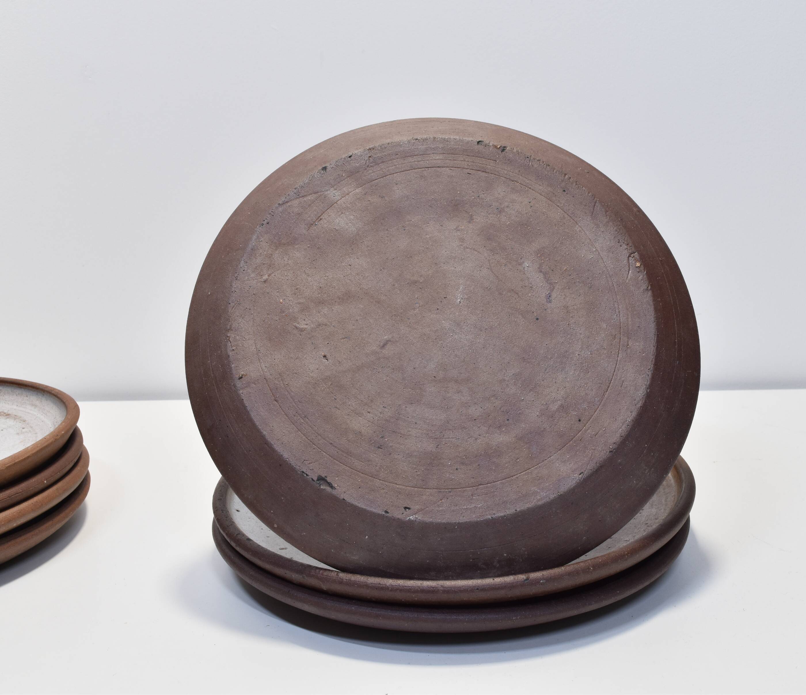 7 Vintage ceramic plates Norbert Pierlot Ratilly La borne