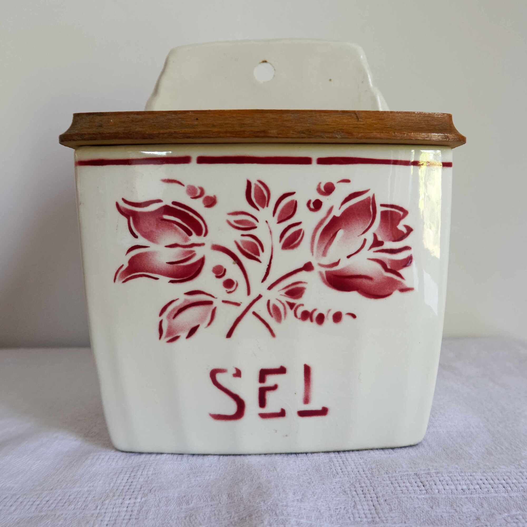 old salt box Faience st Amand Céranord France