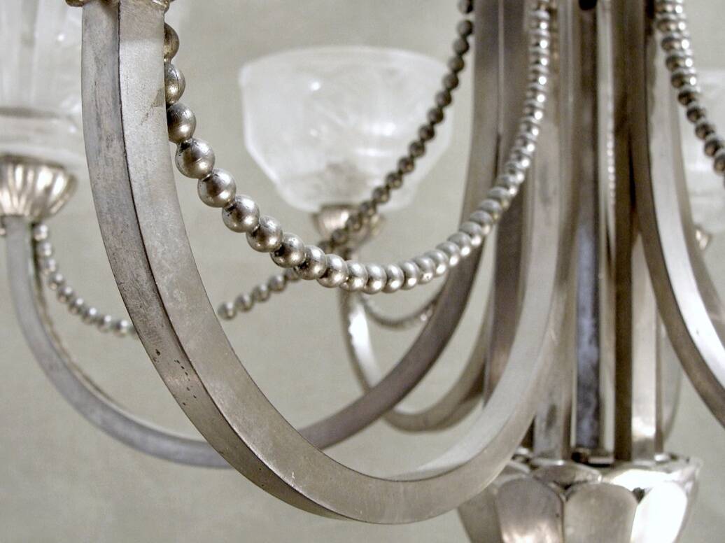 1930 chandelier with 6 lights