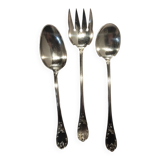 Christofle silver metal salad service mid-20th century