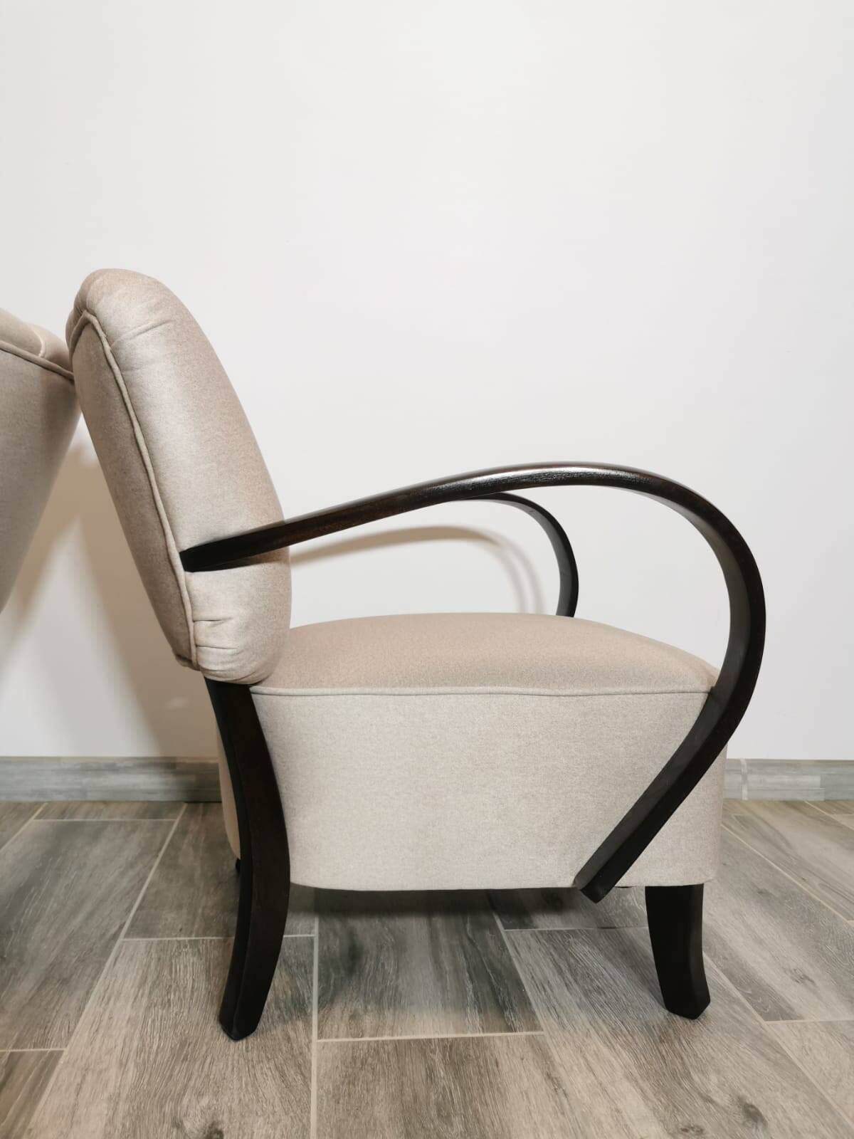 Armchairs by Jindřich Halabala, 1950s, Set of 2