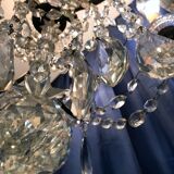 Crystal chandelier diamond cut 9 fires 1880