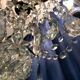 Crystal chandelier diamond cut 9 fires 1880