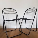 Set of 2 Alland folding chairs by Niels Gamelsgaard