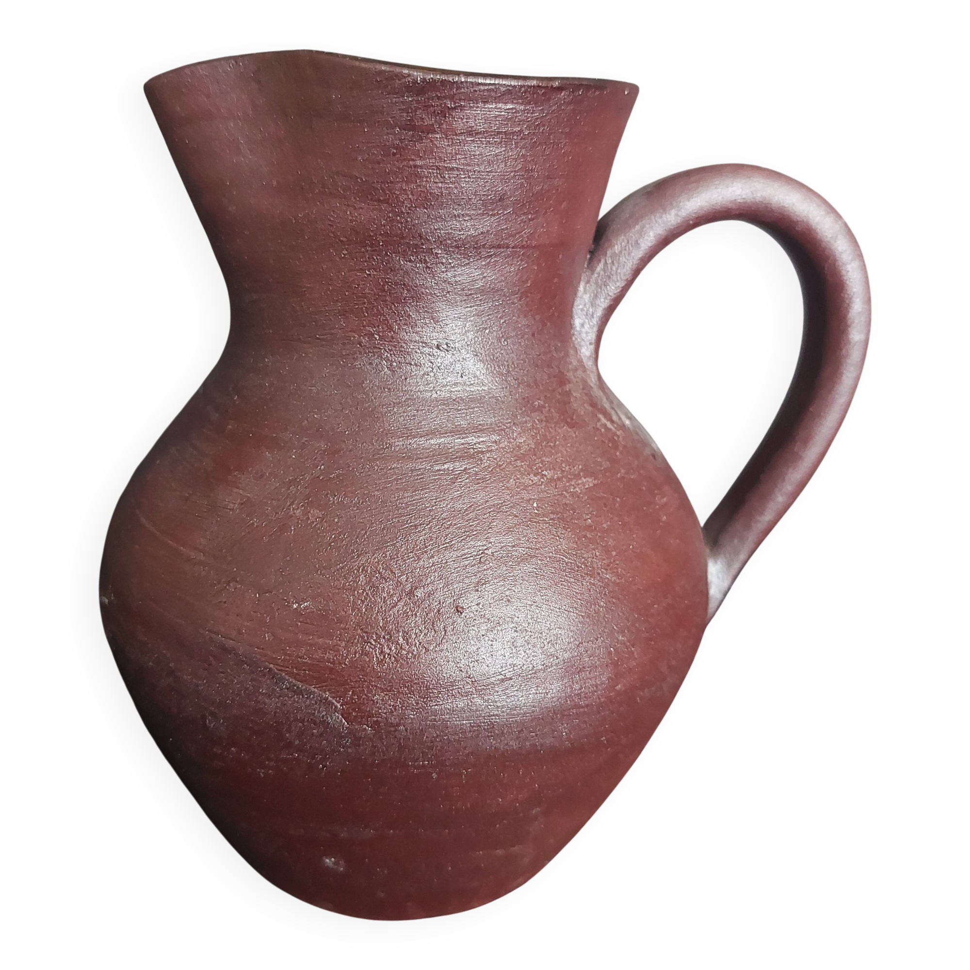 Stoneware pitcher, signature to be identified, 20th century