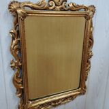 Old gilded wooden mirror 40x56cm
